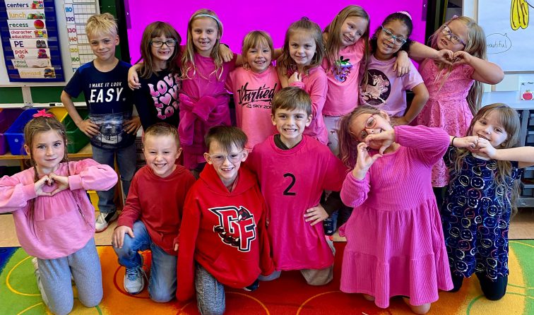 Big Cross Class on Pink Out Day 2024