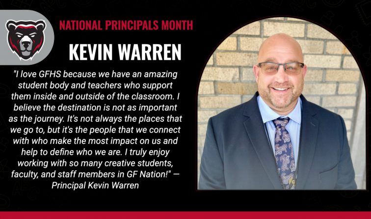 High School Principal Kevin Warren